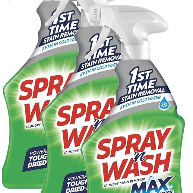 Spray 'N Wash Max Laundry Strain Remover 16 oz, Packaging may vary (Pack of 3)
