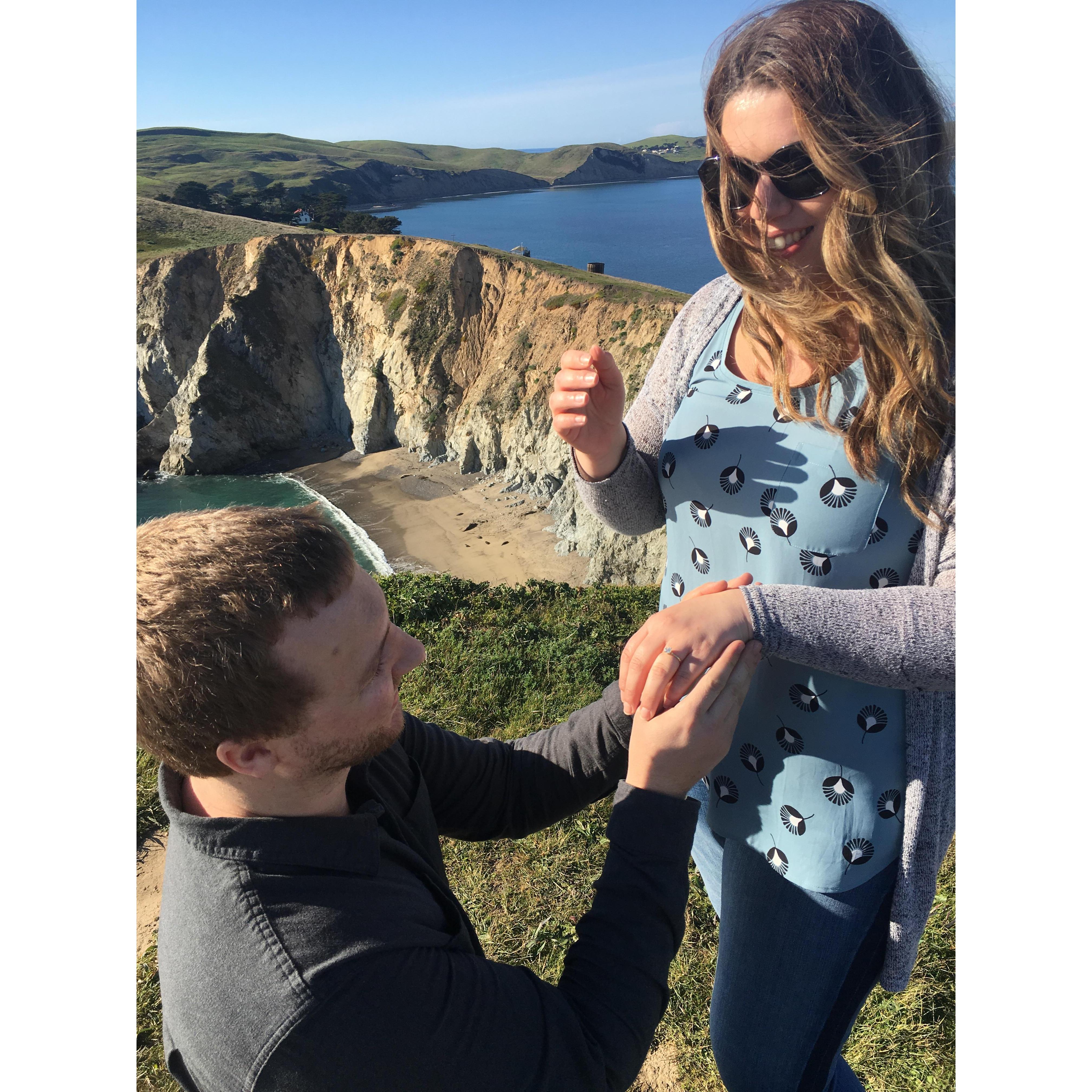 He proposed! 3.4.18