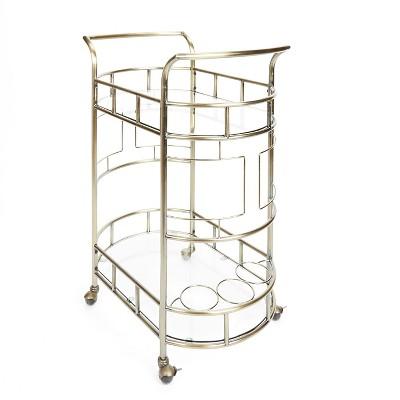 Sinclair 2-Tier Bar Cart - Silverwood