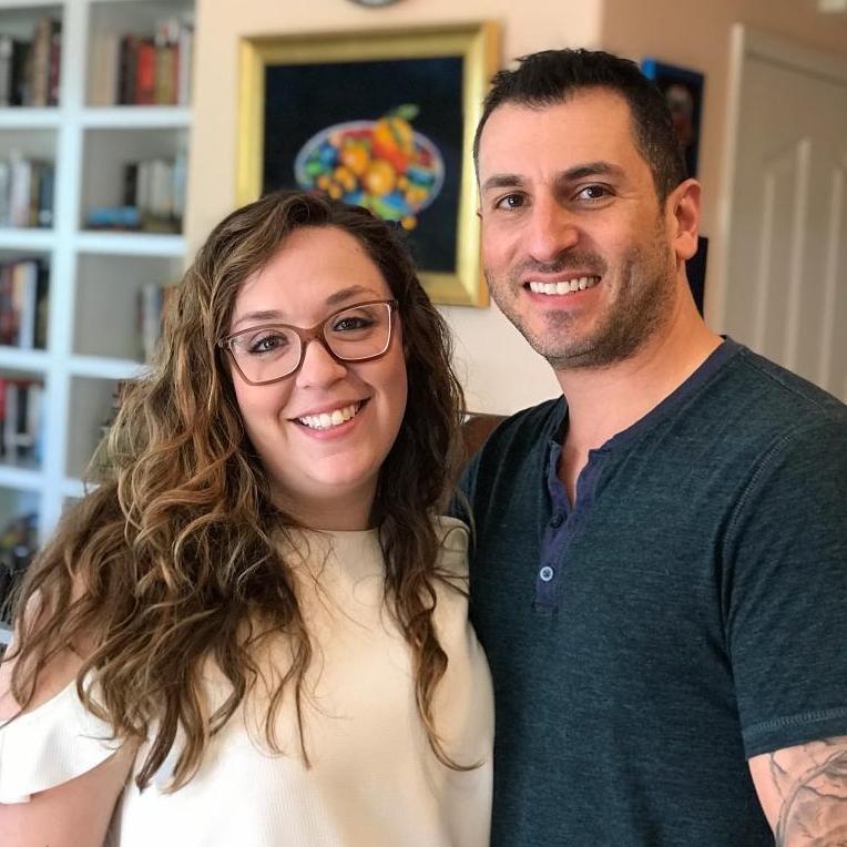 Danny's mom snapped this first ever picture of the two lovebirds when Danny introduced Heather to his parents -- less than a month after their first date!