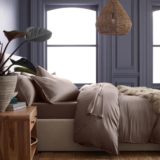 Bamboo Deluxe Bedding Bundle - Stone, King Size