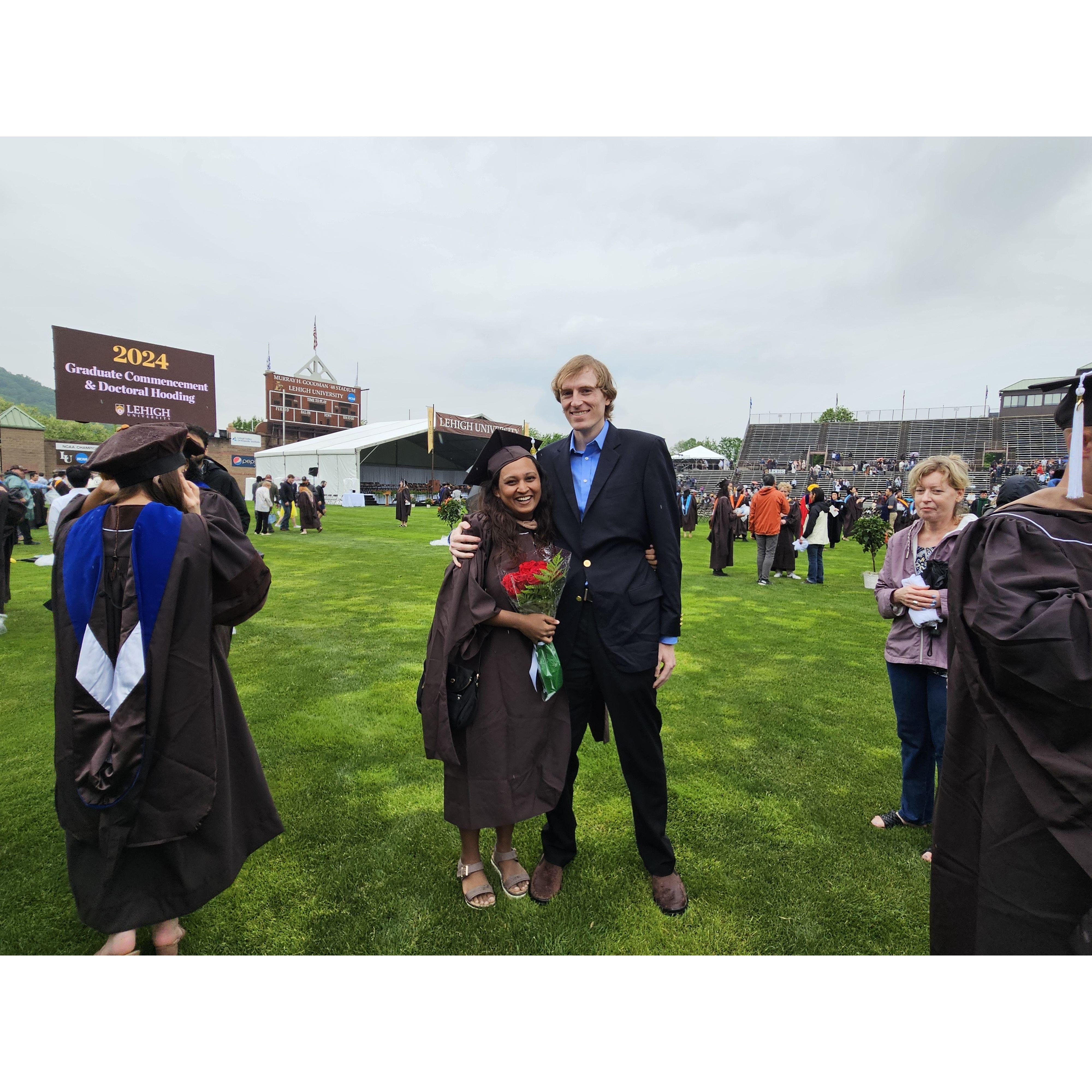 MBA Graduation in Spring 2024