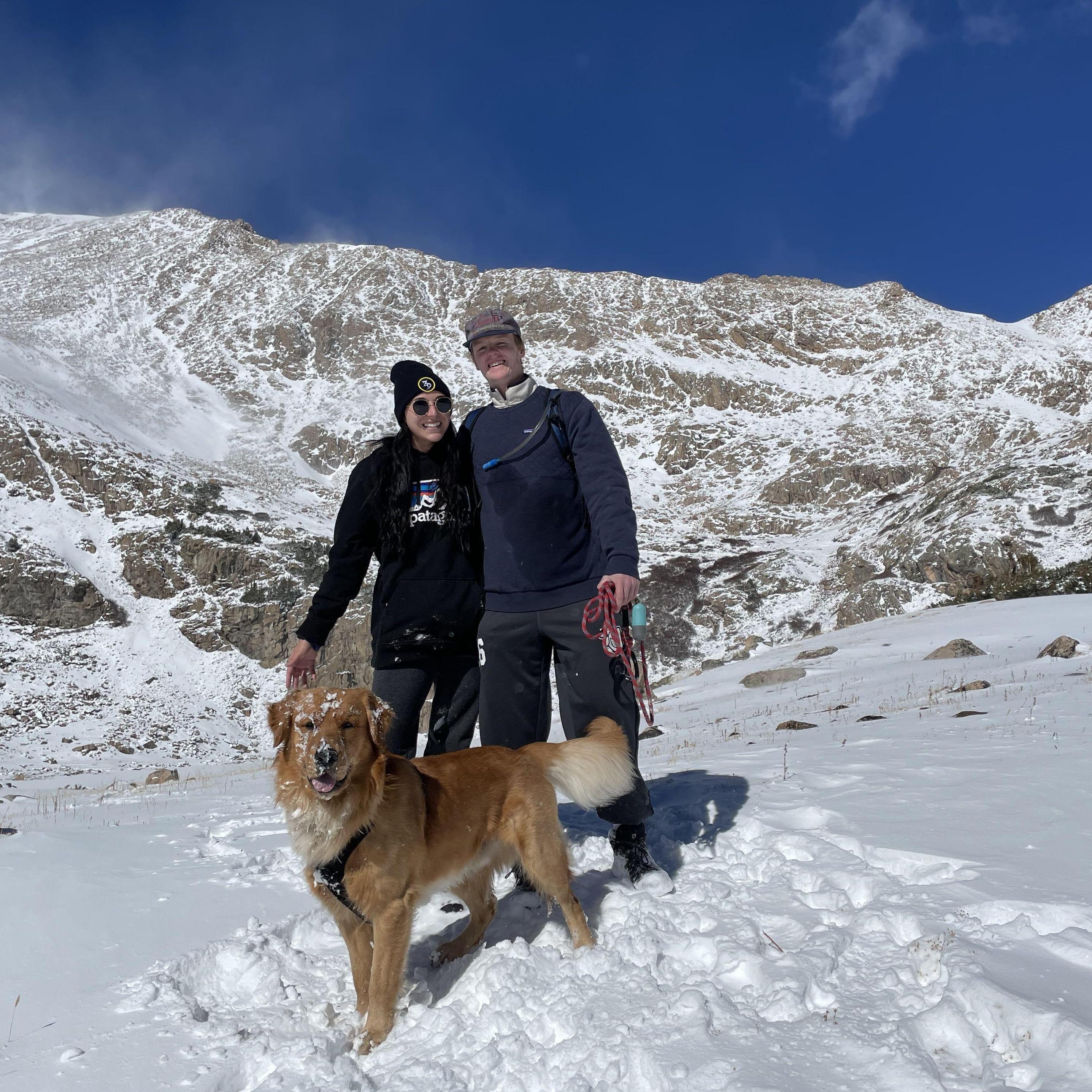 Our first Colorado hike, as you can see Cooper loved it too!
