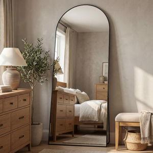 Antok 71" x28” Arched Full Length Floor Mirror
