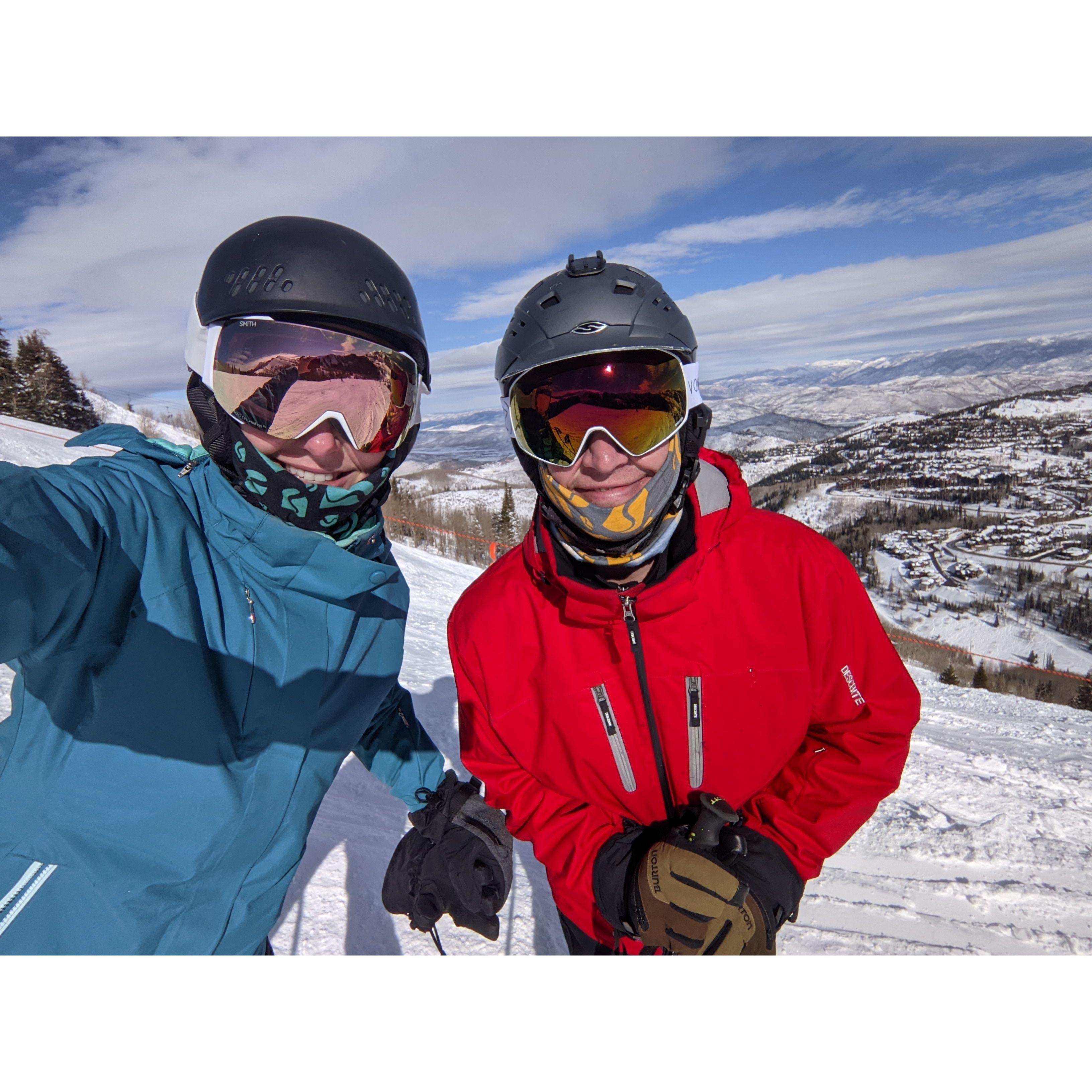 Skiing in Park City, Utah