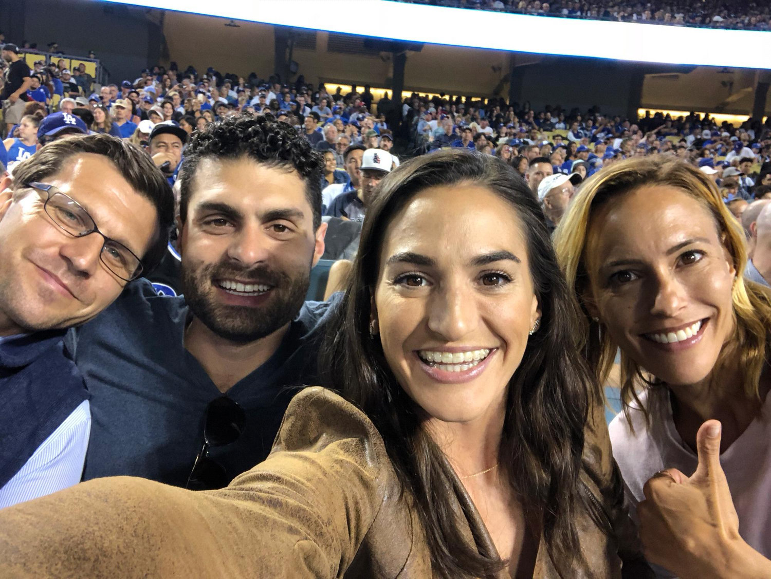Dodger stadium with the Laycocks!