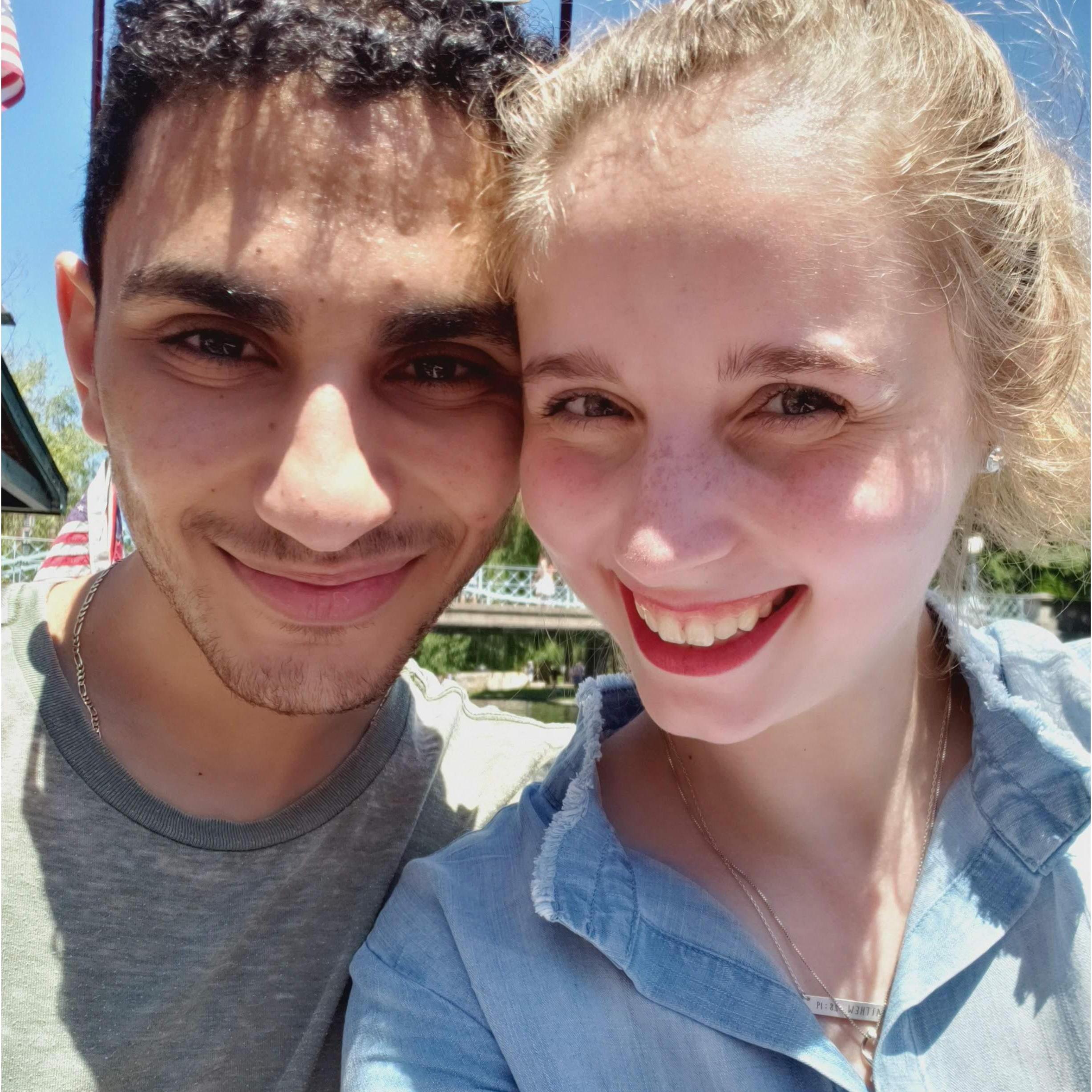 Adventures in Boston have also been a favorite passtime. This picture comes from Micaelyn's first visit to Tony when he lived in Boston during Summer 2019.