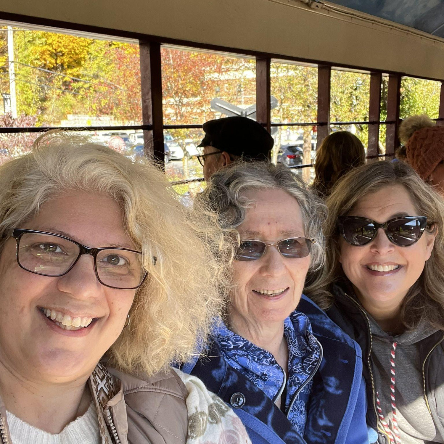 We got to take Lisa's mom, Marge, on a fall trip in October of 2024. It was one of the last trips we've been able to take with her because she was healthy enough to go. We are so thankful for moms!