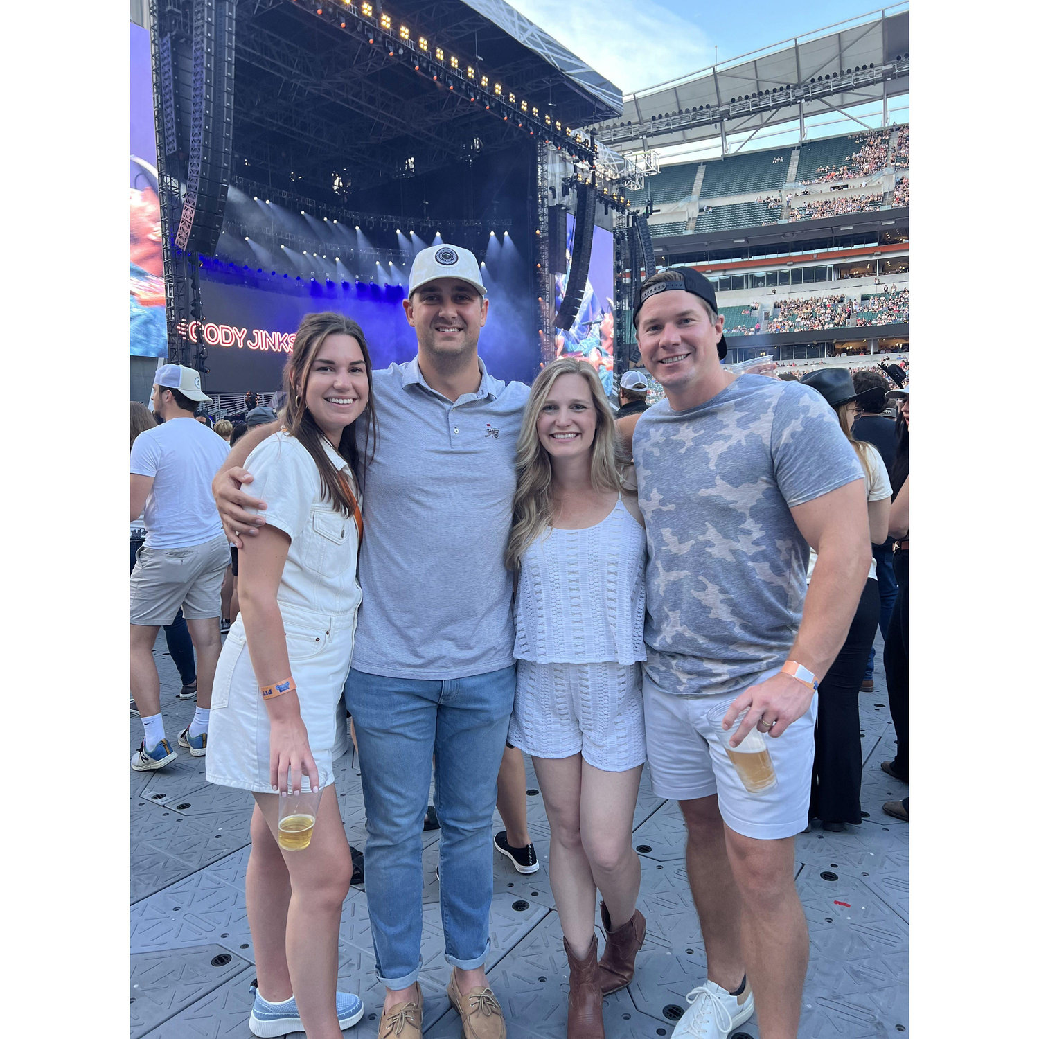 Luke Combs at Paycor with Federle's, August 2024