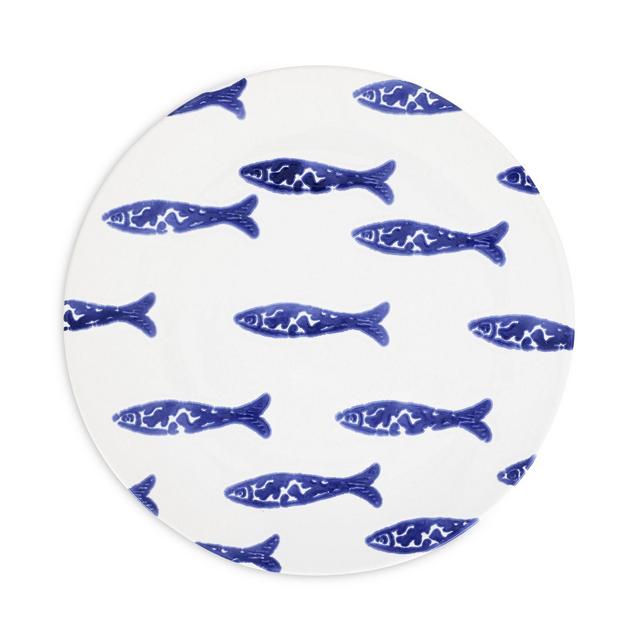 VIETRI Santorini Minnows Dinner Plate