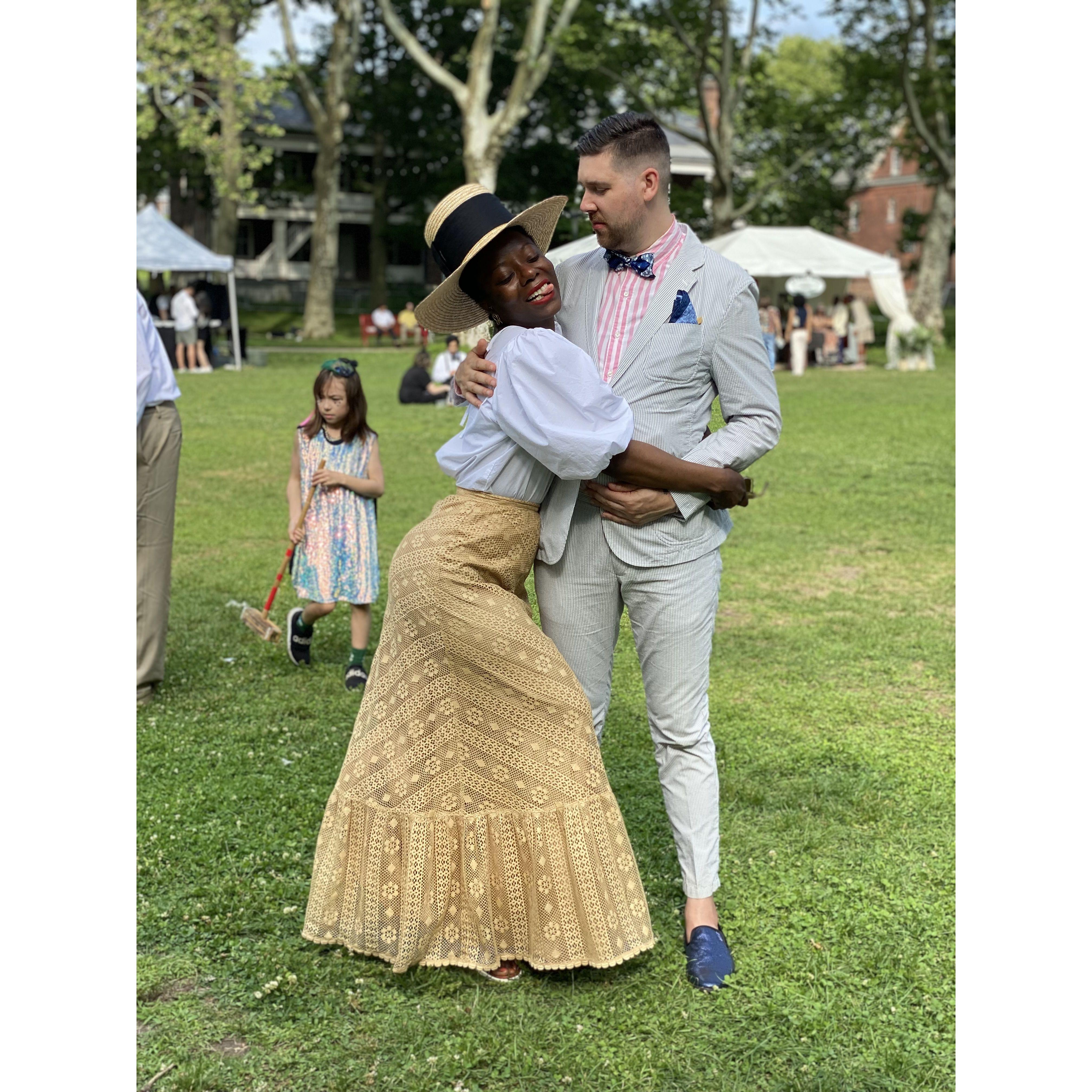 Attending the "Jazz Age Lawn Party" on Governor's Island!