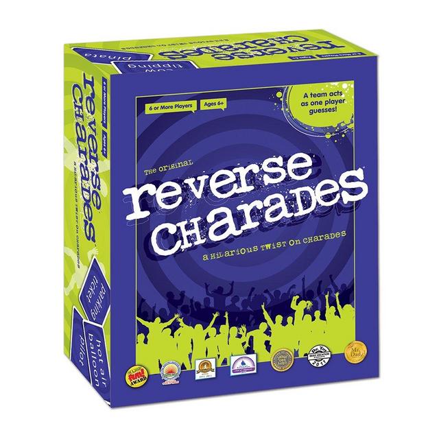 Reverse Charades Board Game - Fun & Hilarious Family Games - For All Ages - Perfect for Parties and Gatherings