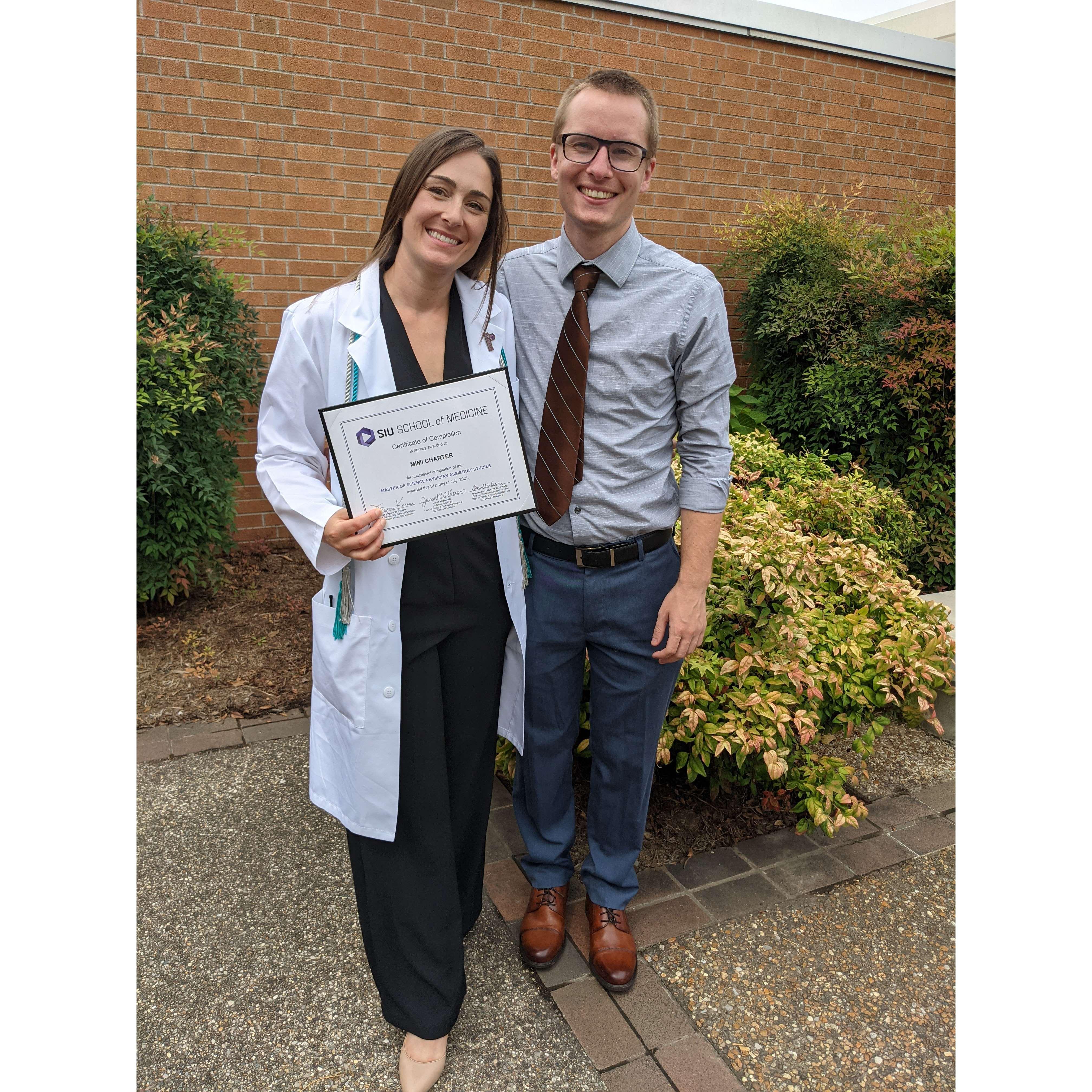 Mimi graduating!