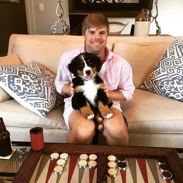 Backgammon nights at in our first apartment in Beacon Hill