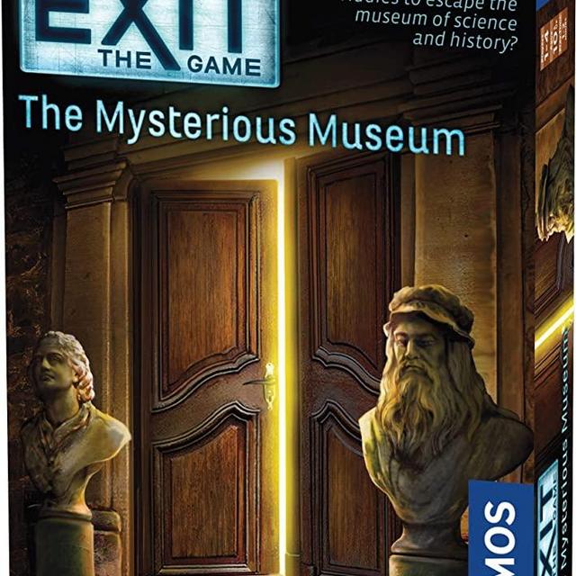 Exit: The Mysterious Museum | Exit: The Game - A Kosmos Game | Family-Friendly, Card-Based at-Home Escape Room Experience for 1 to 4 Players, Ages 10+