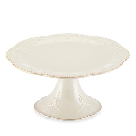 Lenox® French Perle™ Medium Pedestal Cake Plate in White