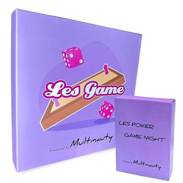 Multinauty Couple Game for Lesbian Adults, Board Games Set with Romantic Prompts, Couples Card Game for Adults – Ideal Gift for Women in Love