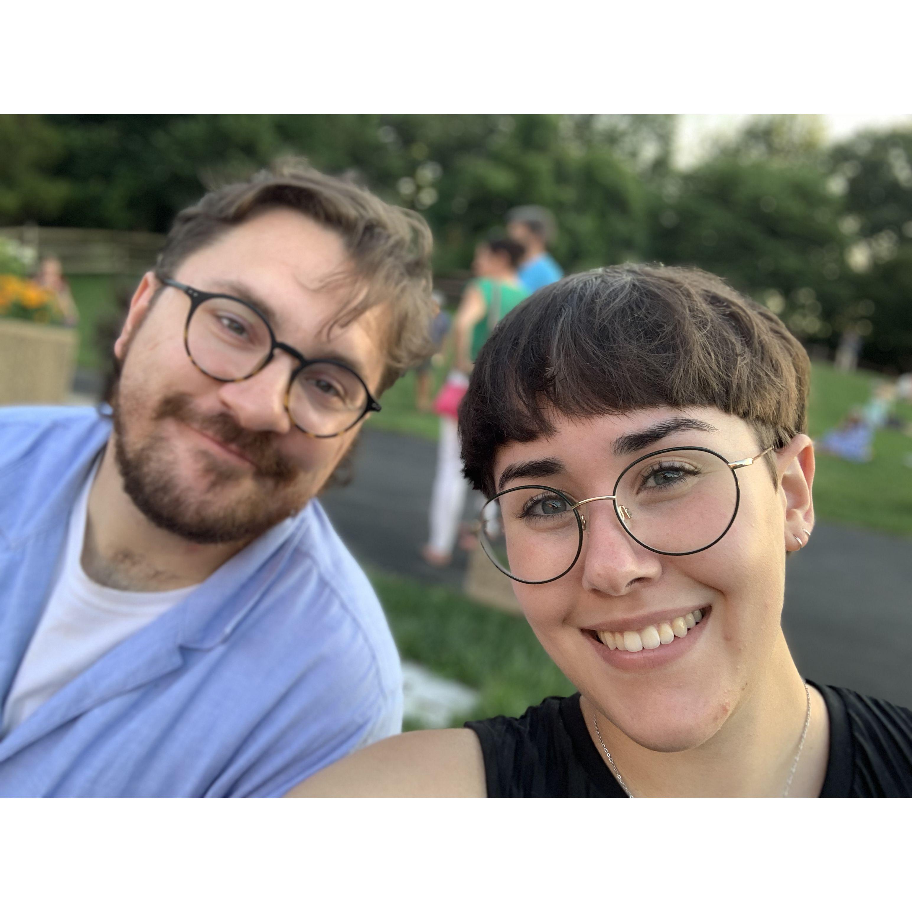 Wolf Trap, chaperoned again by Ms. Ellie