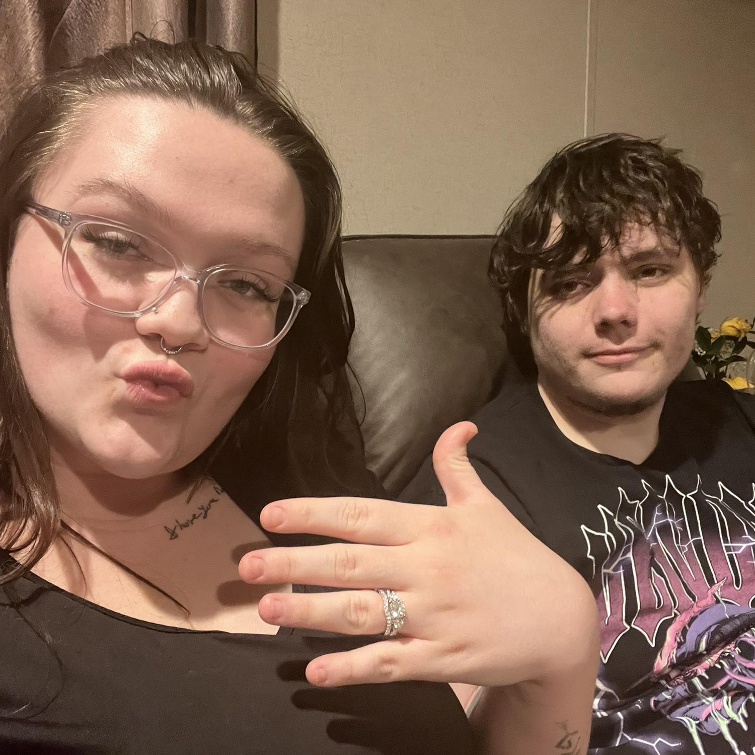 The day we got engaged!!!