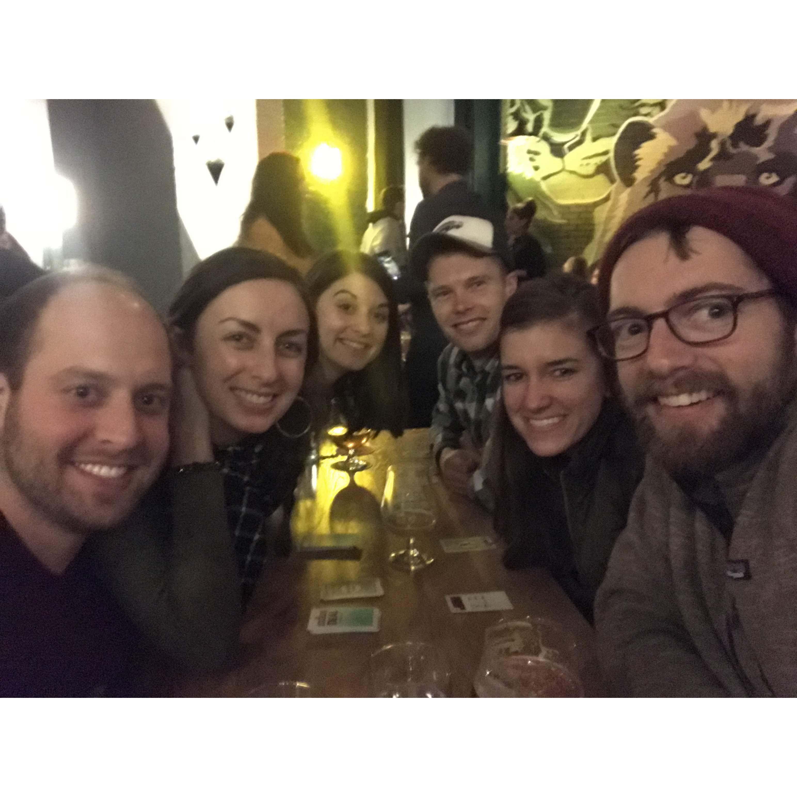 Wes meets some of the Boston crew
