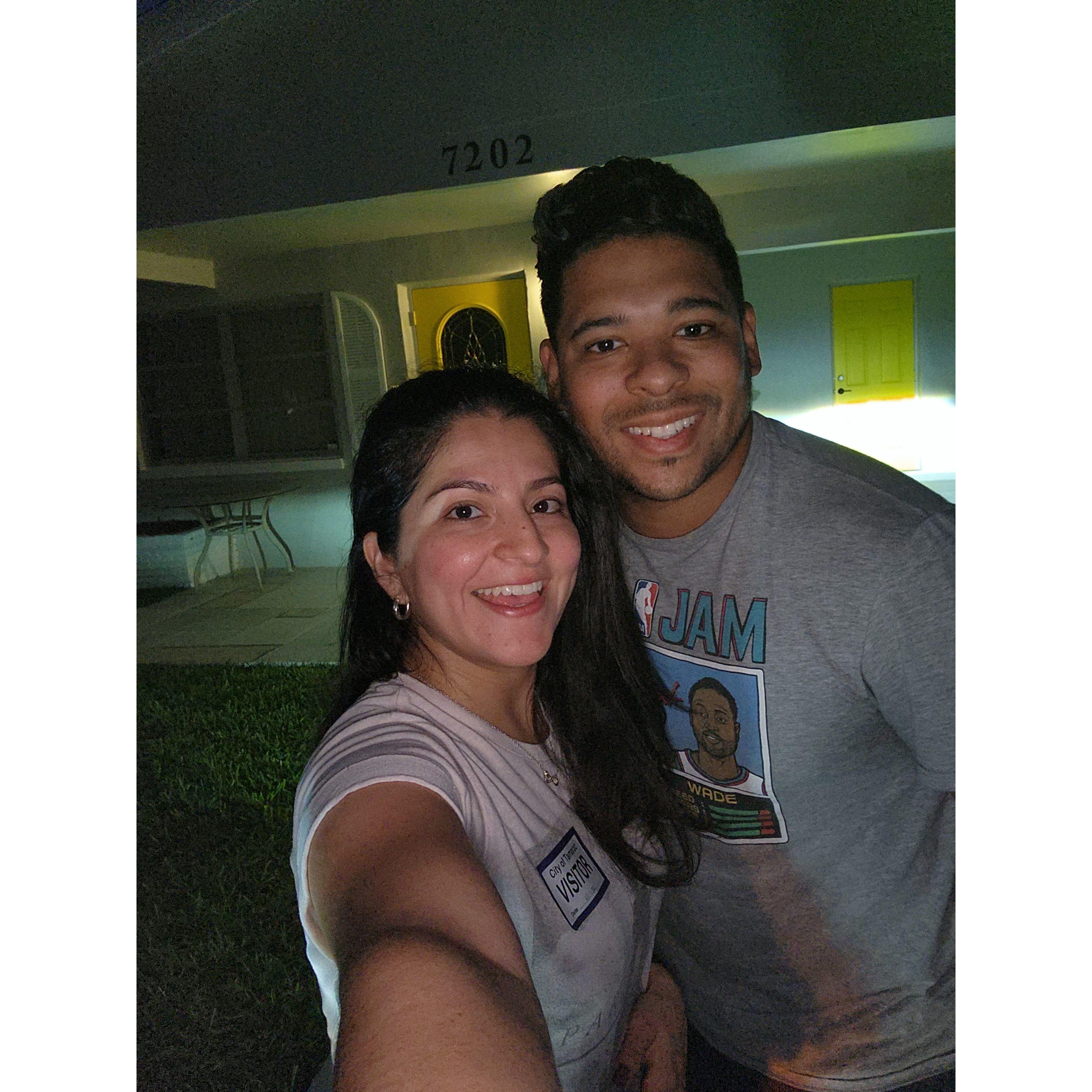 Our first picture with 'Casita'