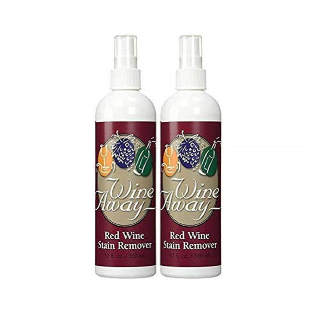 Wine Away Red Wine Stain Remover - Removes Wine Spots - Perfect Fabric Upholstery and Carpet Cleaner Spray Solution - Spray on Stain Wash and Laundry to Vanish Stain - Zero Odor - 12-Ounces, Set of 2