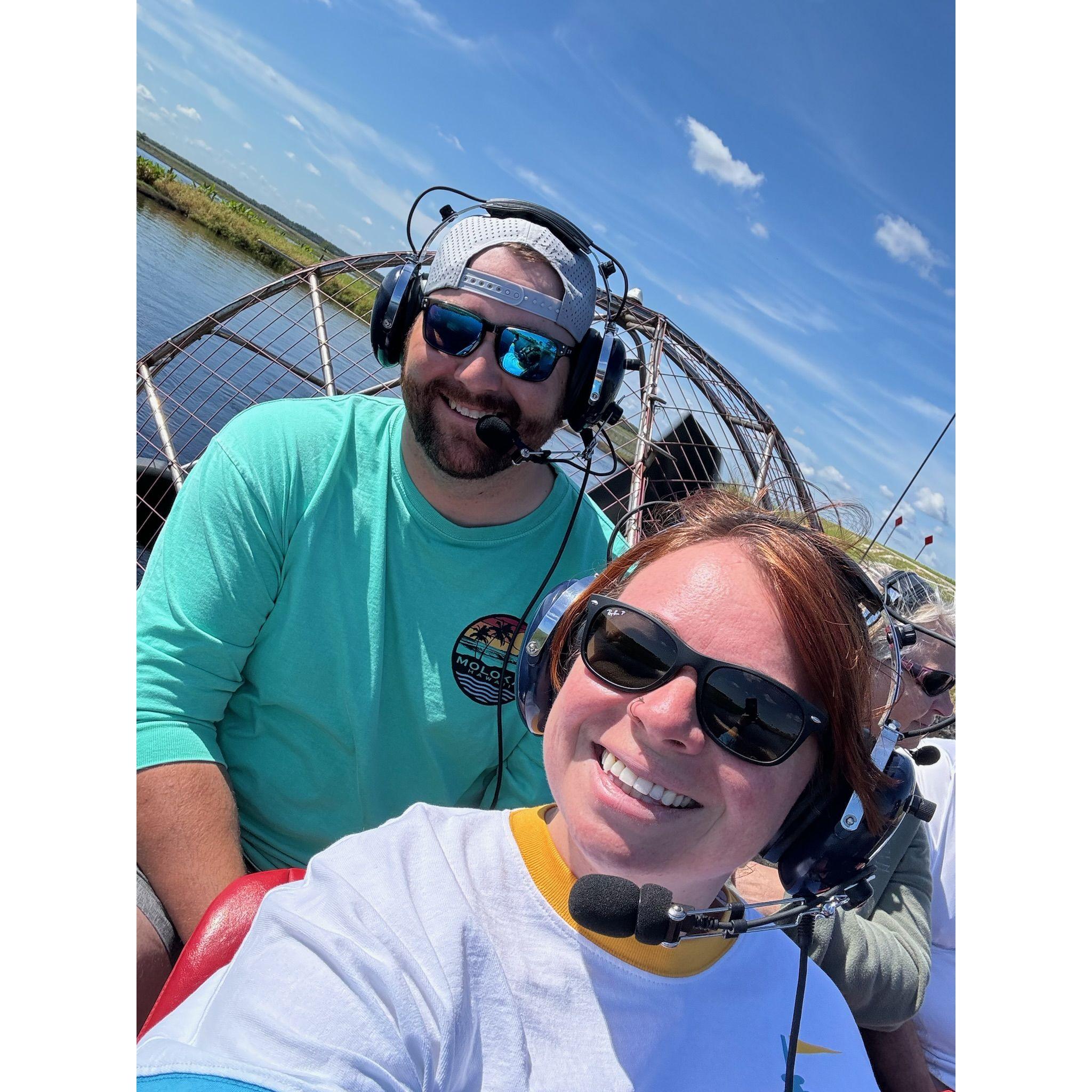 Back to Florida for an Airboat ride and some gator spotting!
