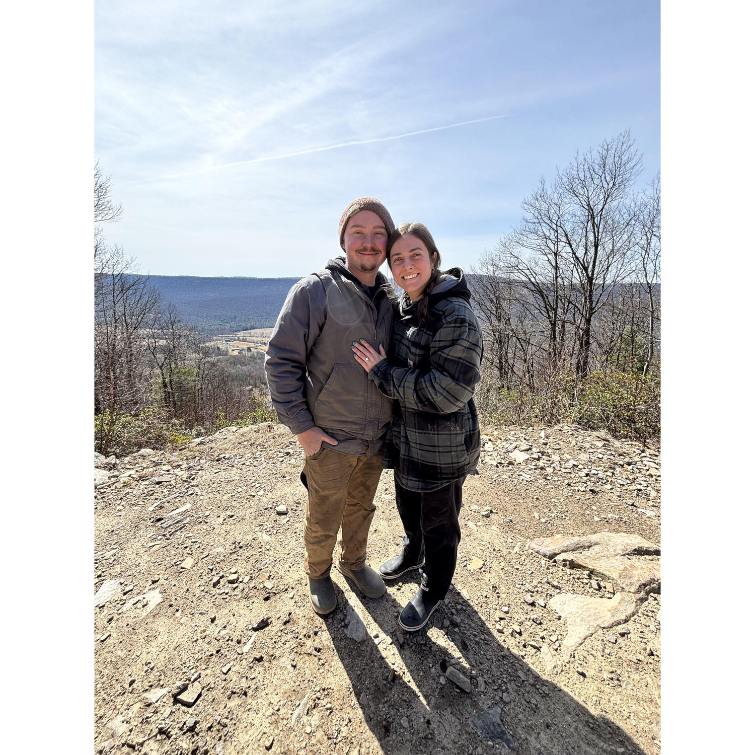 The day we got engaged!