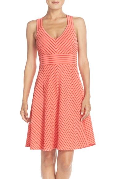 Stripe Ottoman Knit Sundress-XS