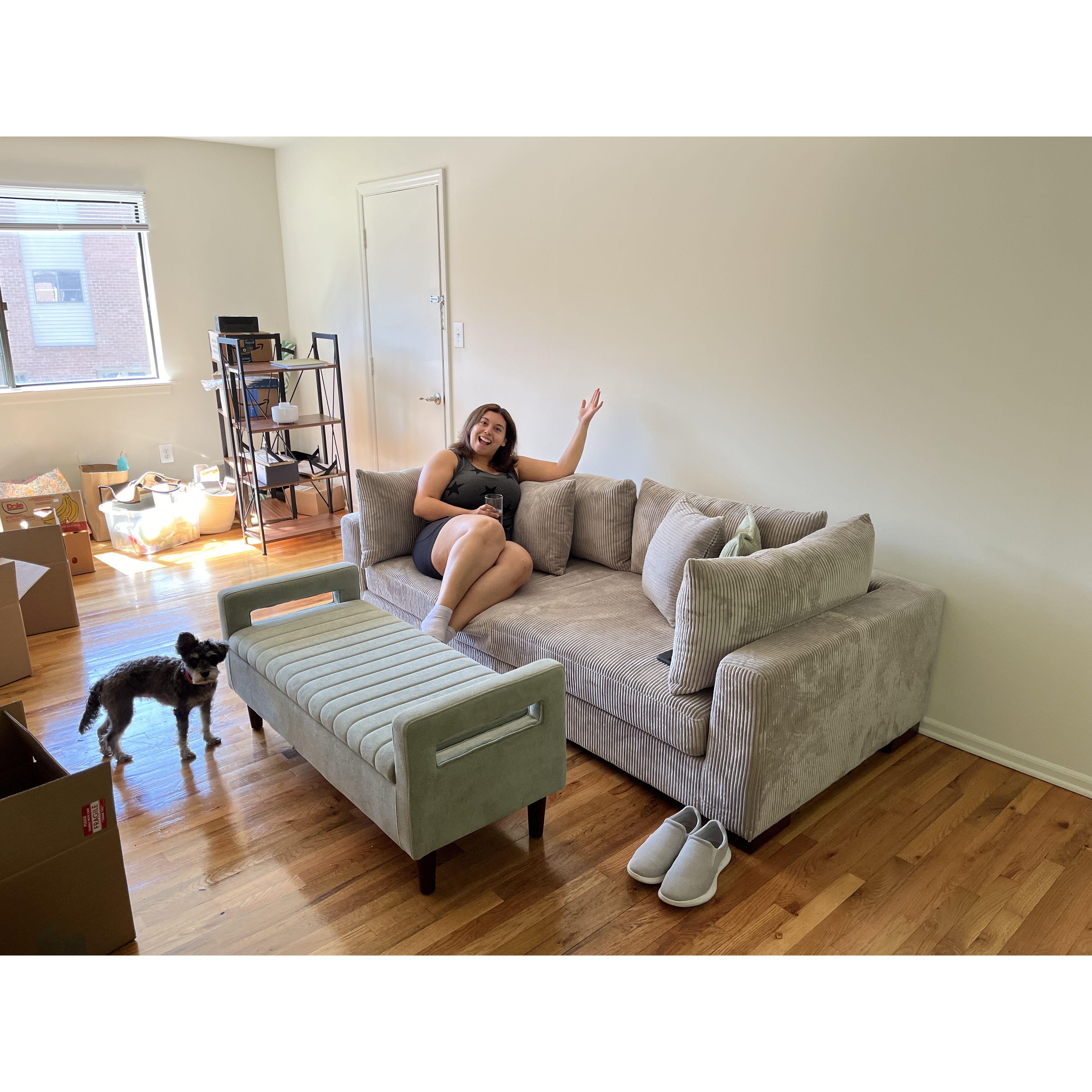 Our first (and only) apartment!