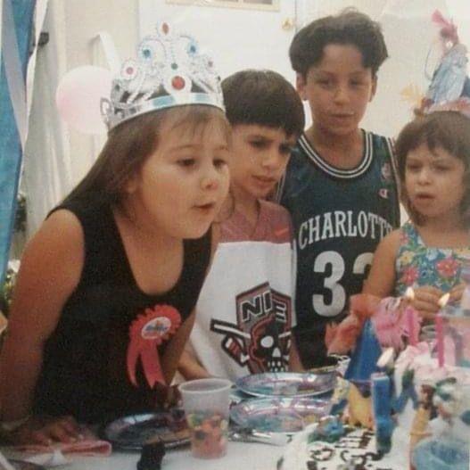 One of my birthdays with my cousins