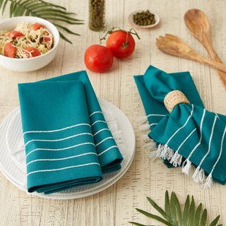 Stripe Tassel Napkin, Set of 4