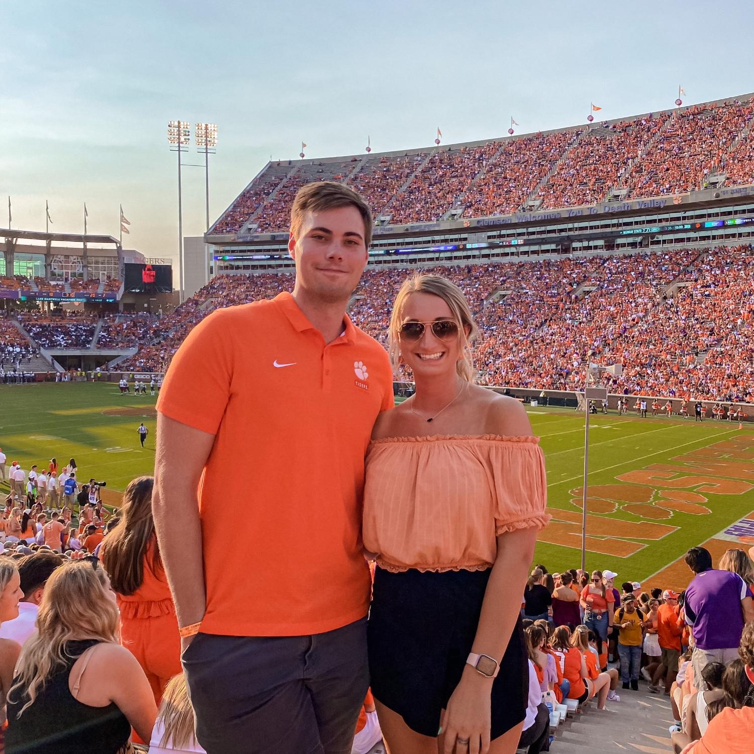 Clemson football game, September 2021