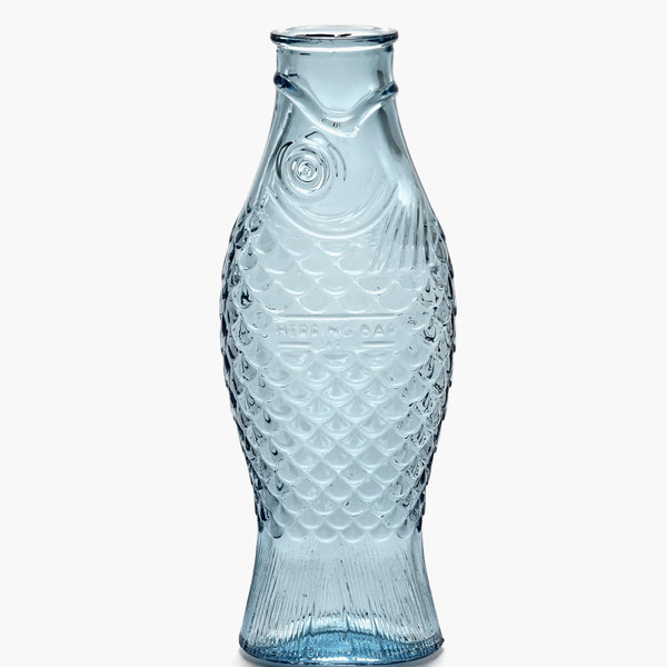 Fish & Fish bottle, blue