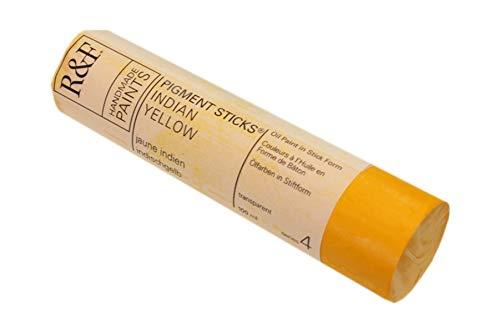 R&F Handmade Paints 264D Oil Pigment Stick 100ml Indian Yellow