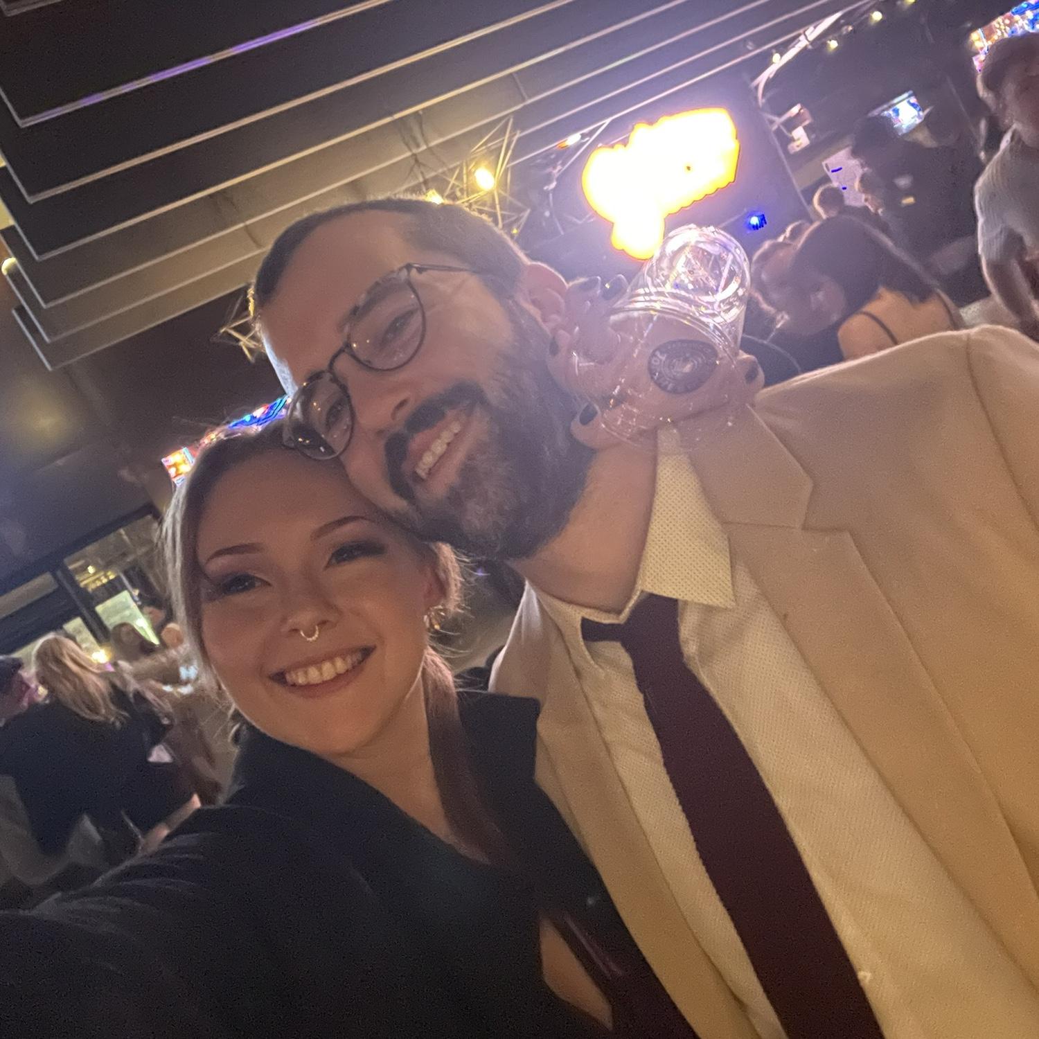 Welcoming in 2025 as fiancés!