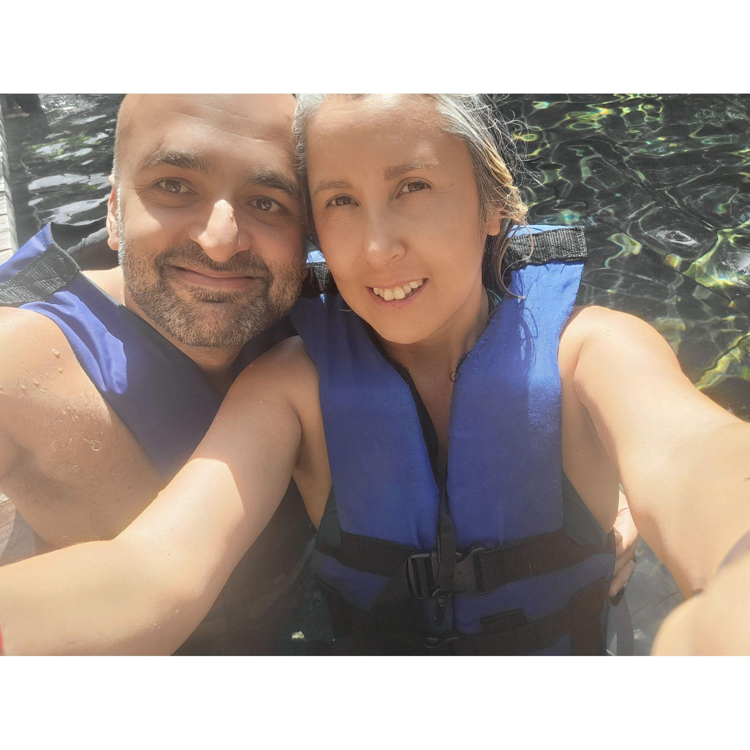 Tulum, Mexico in February of 2025. Swimming in cenotes.