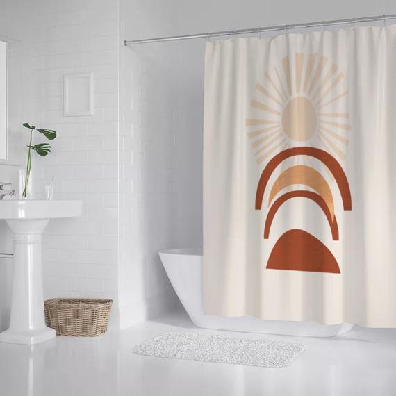 Boho Bath Shower Curtain