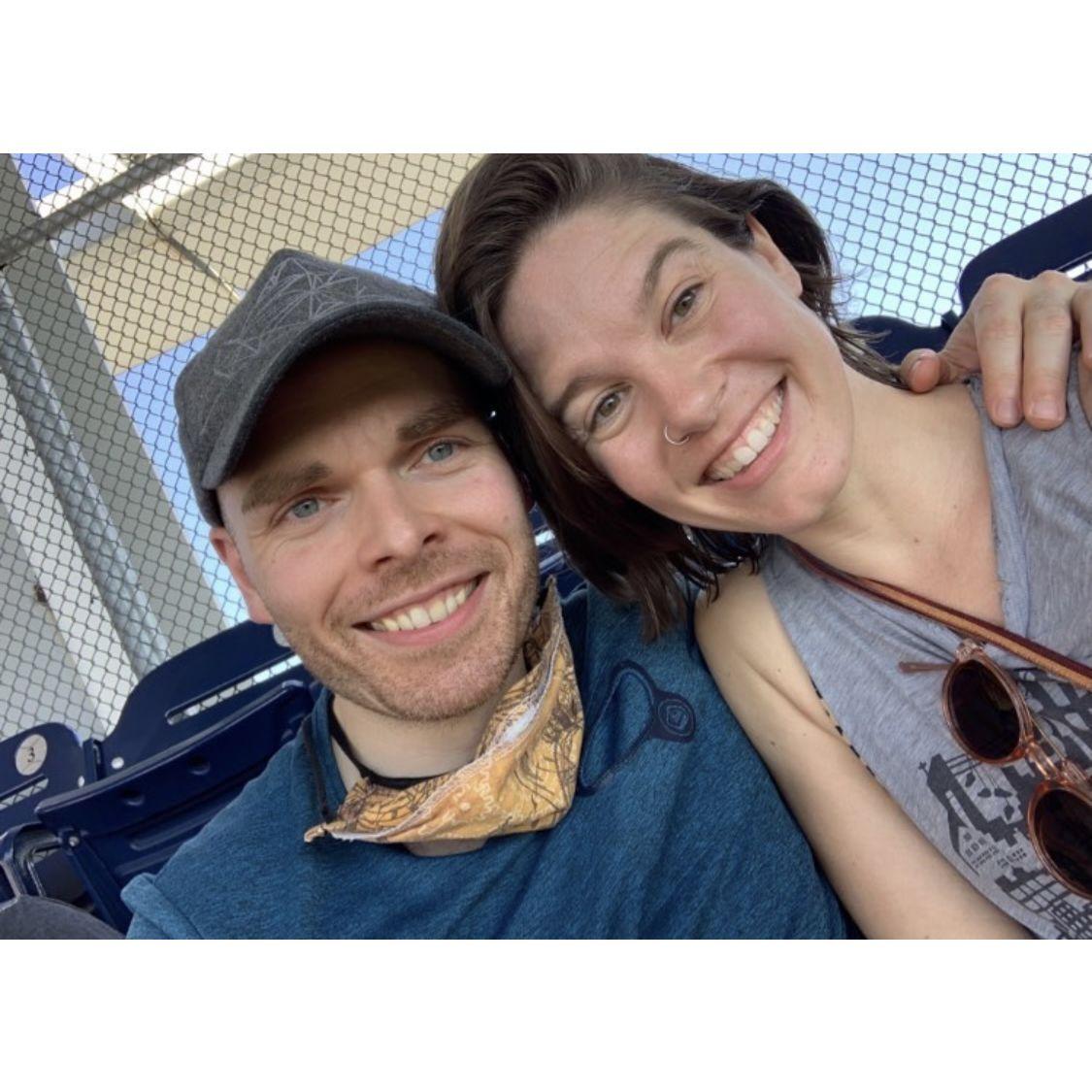 At the Nationals Game in DC.