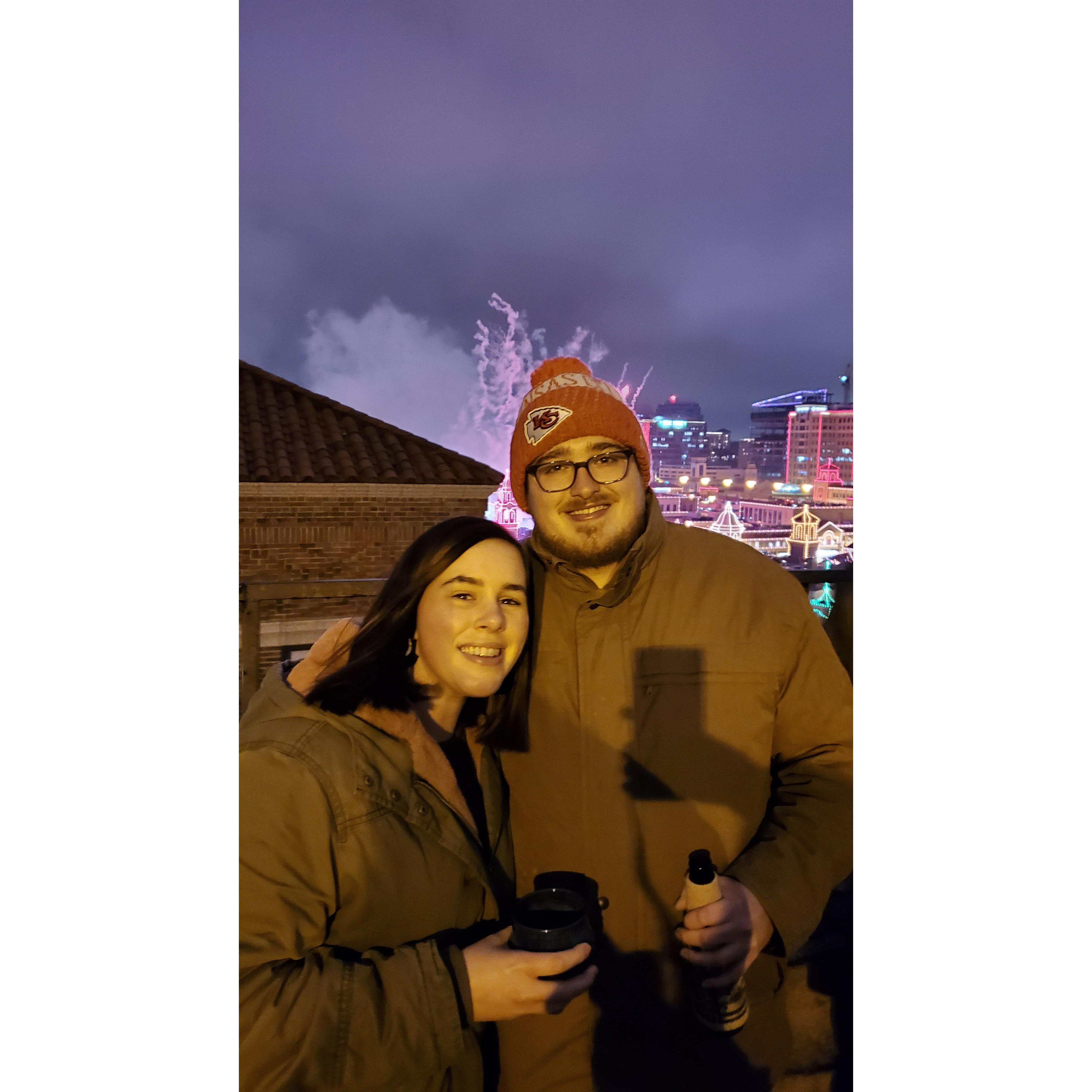 Our first Plaza Lighting Ceremony together!