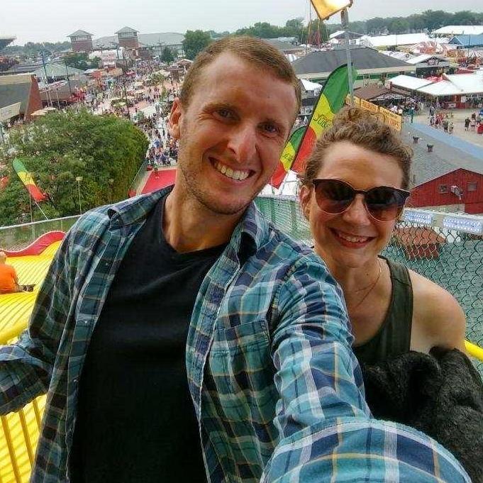 Giant slide at Wisconsin State Fair