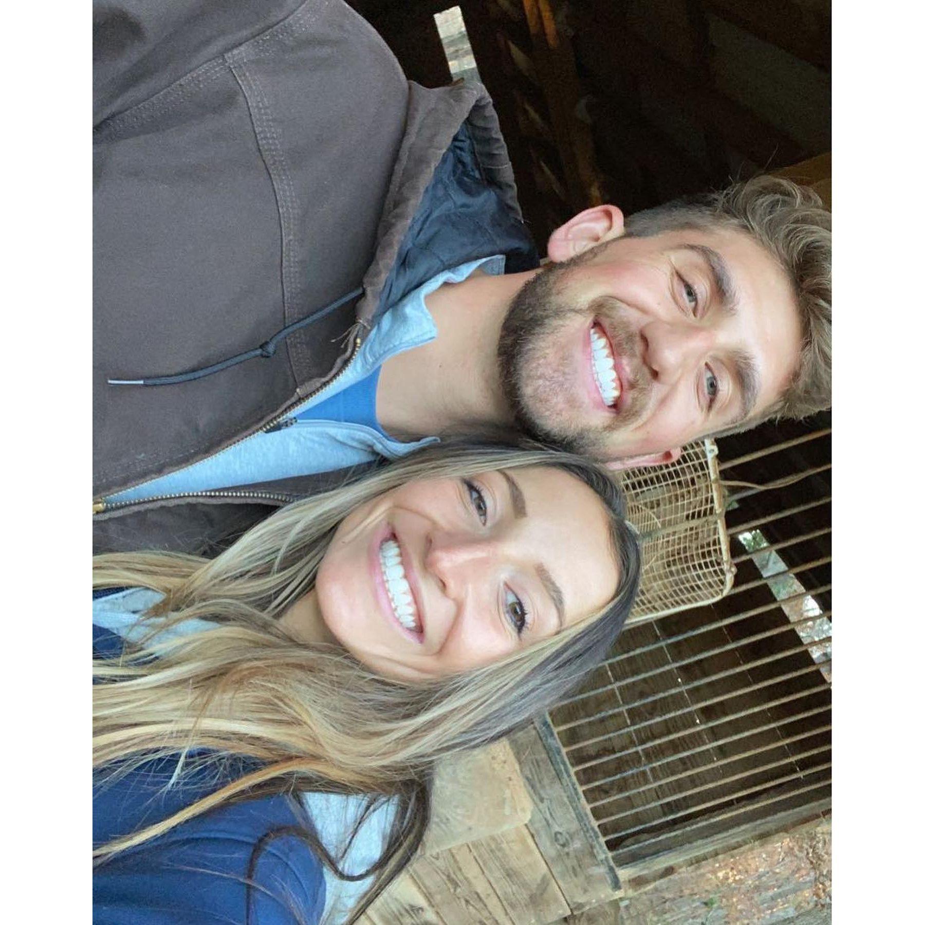 Hanging out with the horses :)