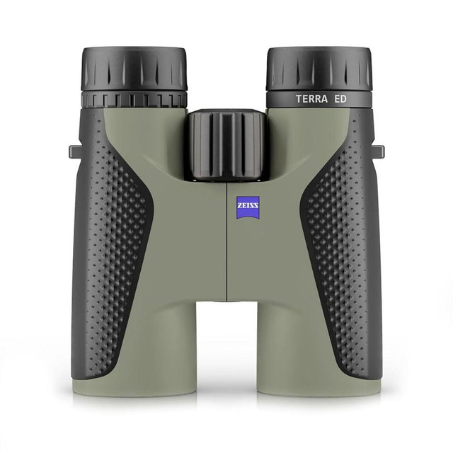 ZEISS Terra ED Binoculars 8x42 Waterproof, and Fast Focusing with Coated Glass for Optimal Clarity in All Weather Conditions for Bird Watching, Hunting, Sightseeing, Black-Green (Black-Green)