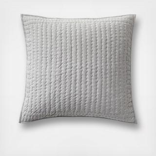 Organic Jersey Euro Quilted Sham