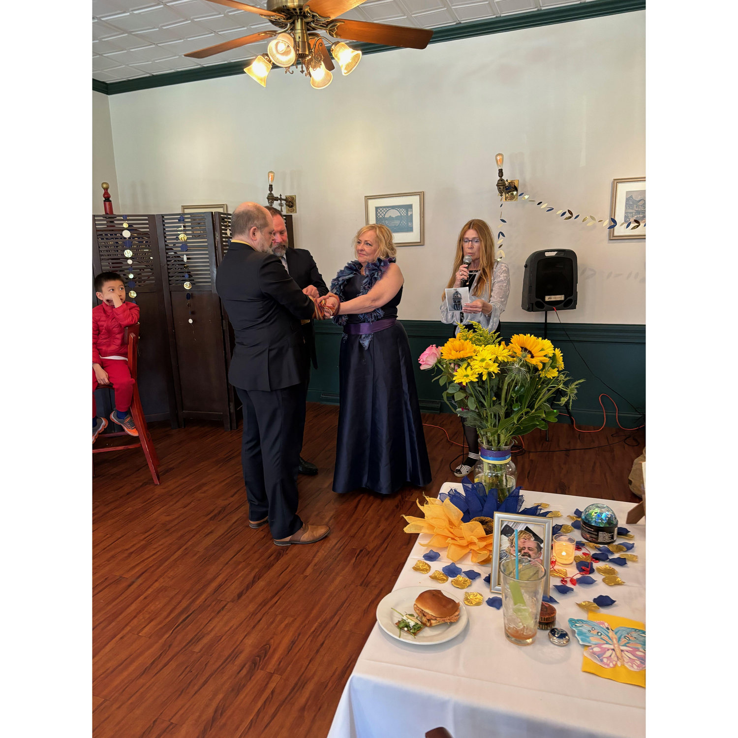 The Hand Blessing at the Reception