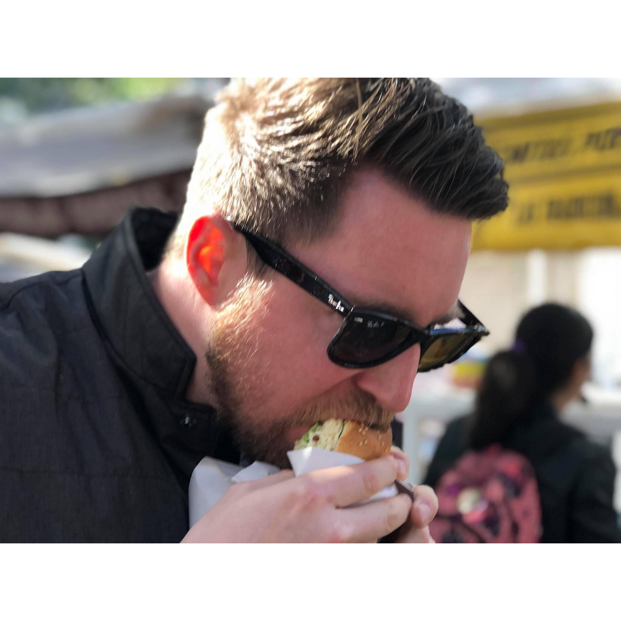 The sandwich never had a chance