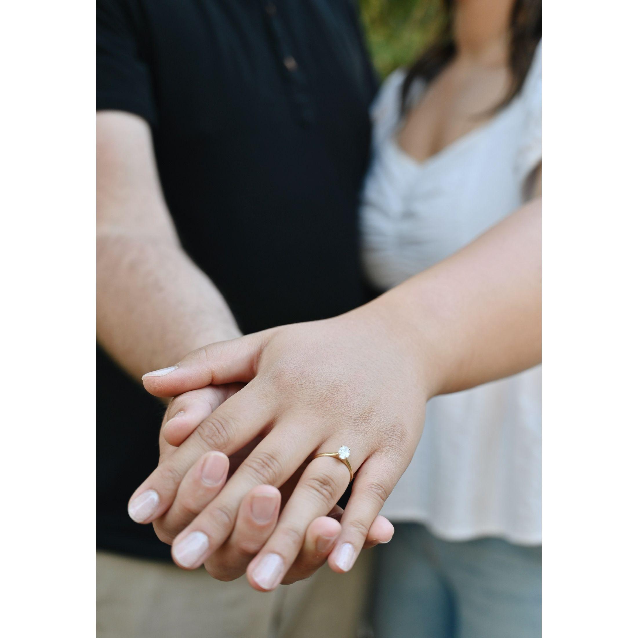 Lauren's ring of her dreams!