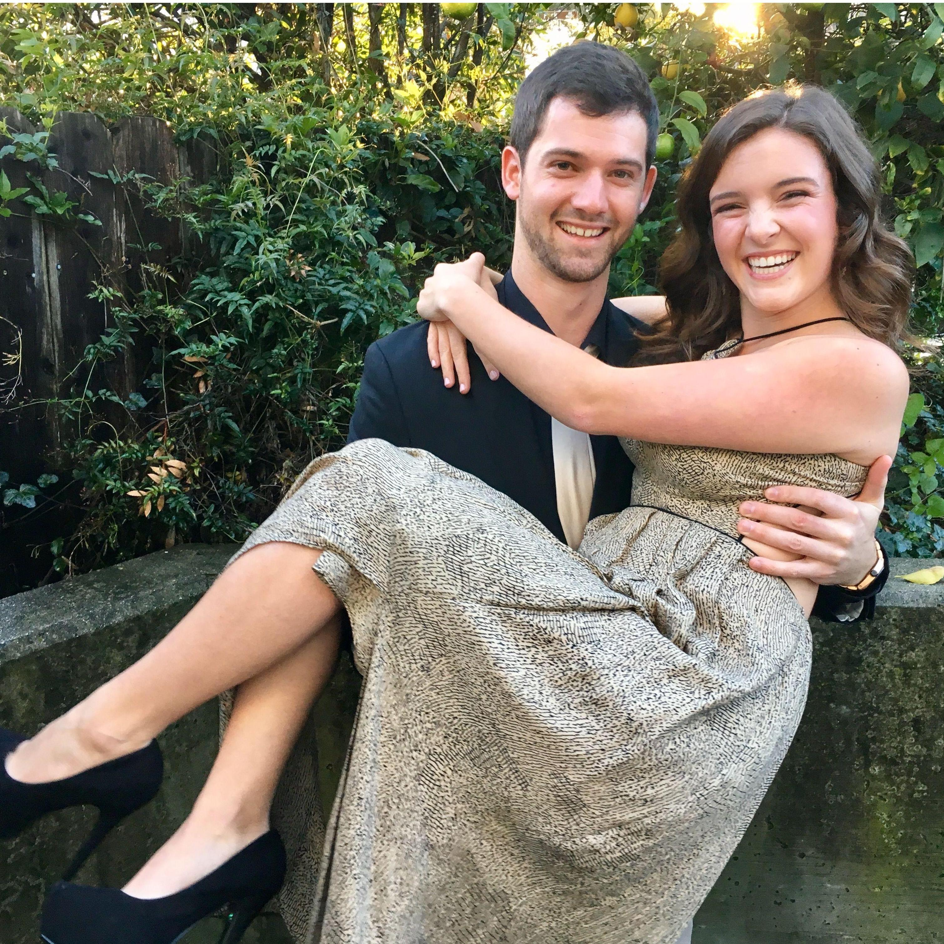 Just before the first formal event we ever attended together!