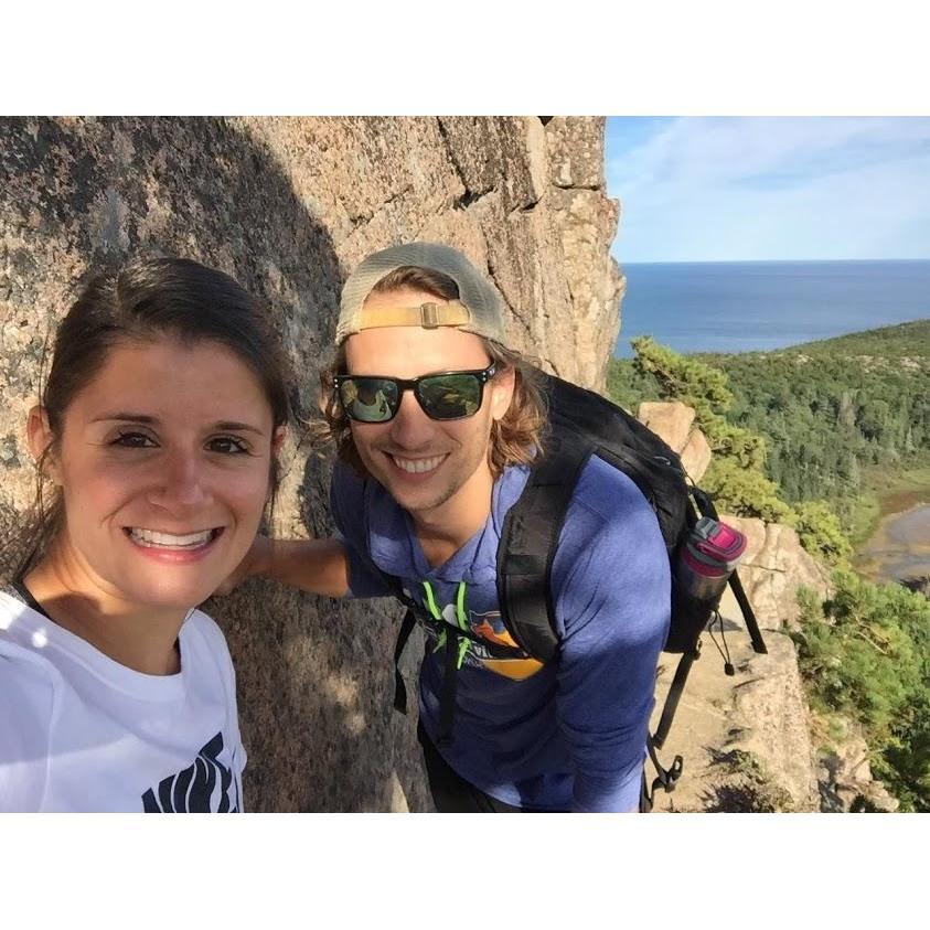 Beehive trail in Acadia, our first real camping trip!