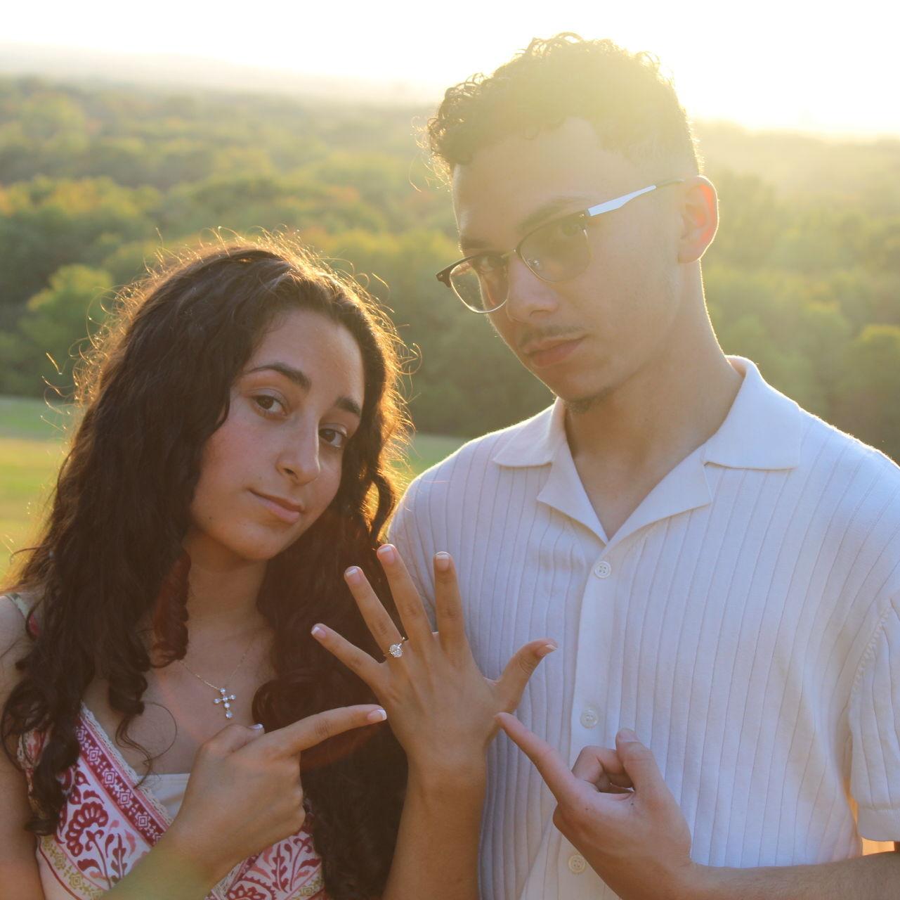 "This picture describes us" - the Groom